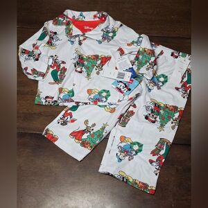 New Disney Christmas Pajamas Toddler Size 2T NWT